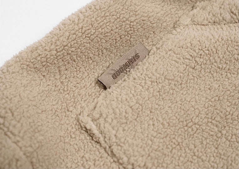 “December 91” Men’s Designer Oversized Winter Fleece Jacket