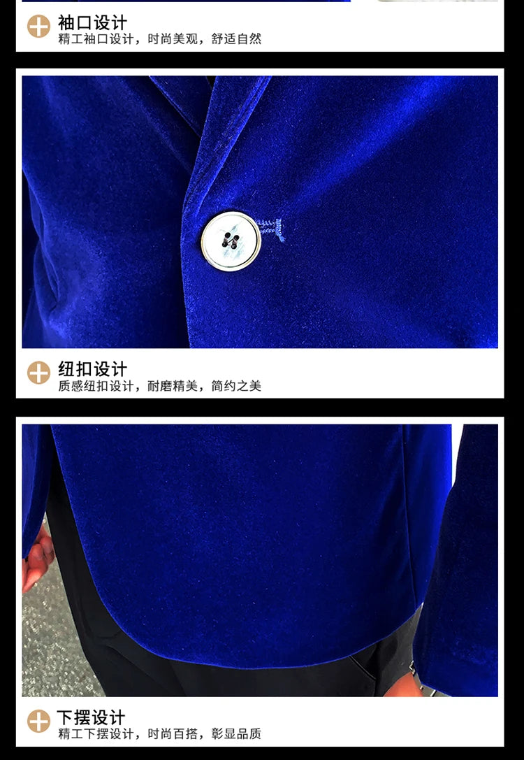 “Gemstone” Men’s Formal Designer Slim Fit Blazer