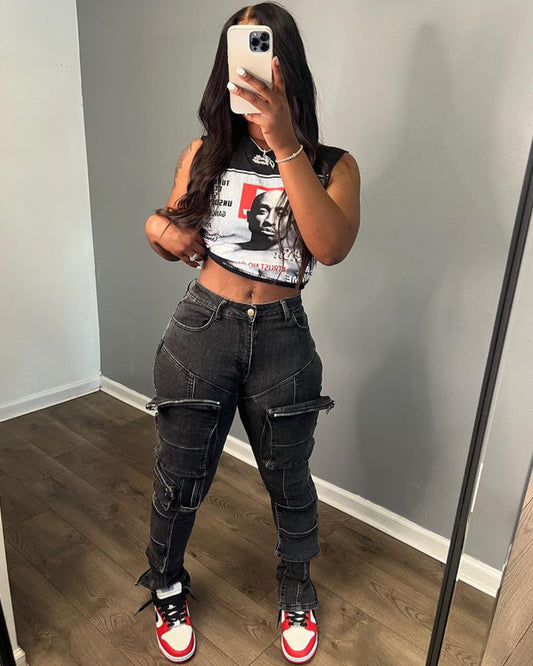 "Makaveli" Women's Y2K Style Graphic Print Tank Top