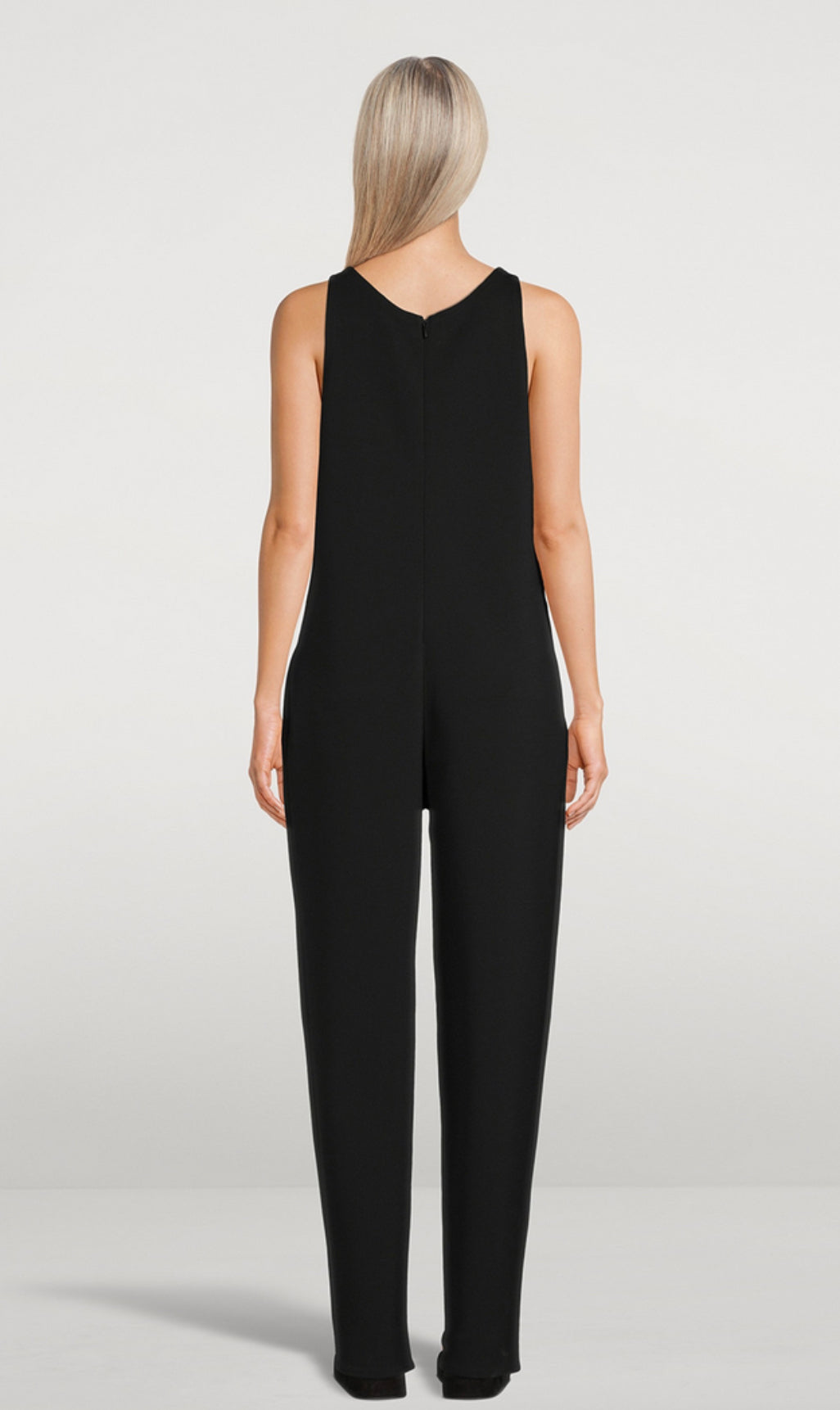 ”10K” Women’s Classic Wide Leg Black Jumpsuit