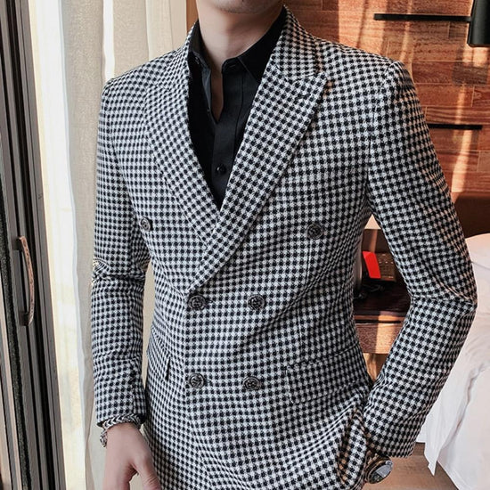 “Classic Man” Men’s Vintage Slim Fit Designer Suit
