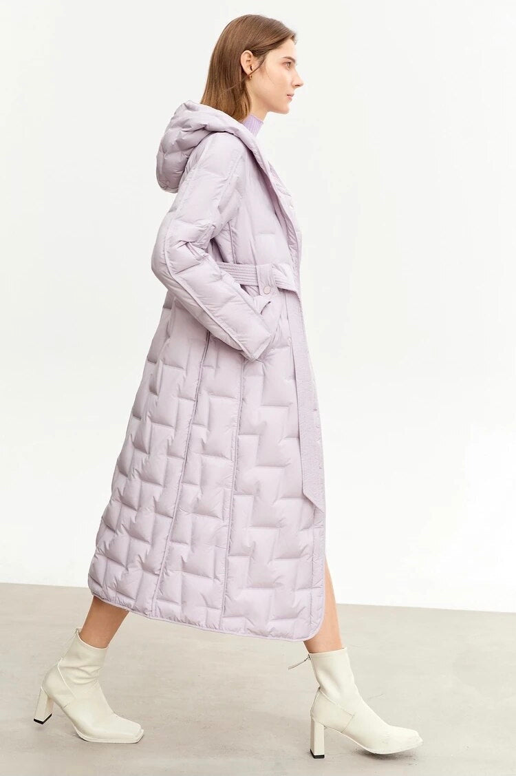 “Winter’s Tale” Women’s Minimalistic Hooded Winter Jacket