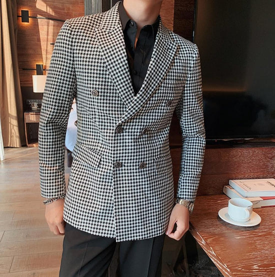 “Classic Man” Men’s Vintage Slim Fit Designer Suit