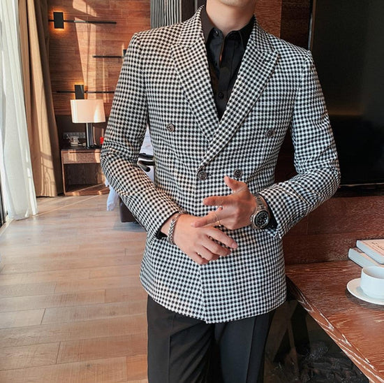 “Classic Man” Men’s Vintage Slim Fit Designer Suit