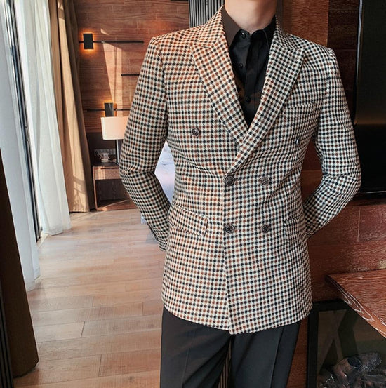 “Classic Man” Men’s Vintage Slim Fit Designer Suit