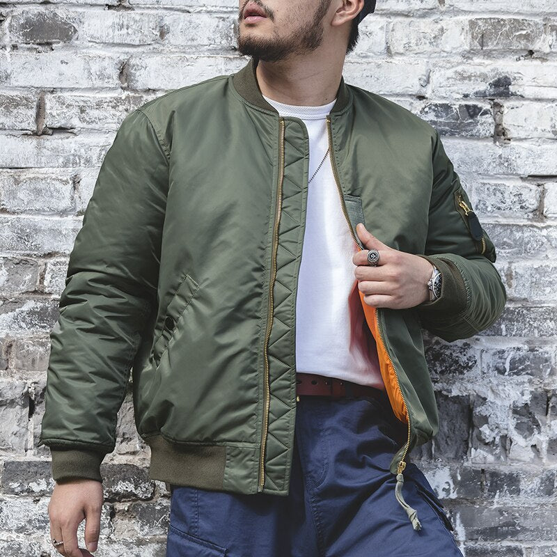 “Trapstar 2” Men’s Vintage Designer Military Style Bomber Jacket