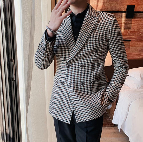 “Classic Man” Men’s Vintage Slim Fit Designer Suit