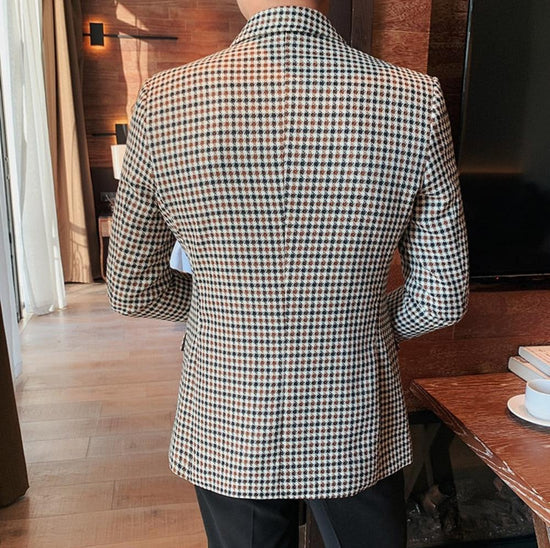 “Classic Man” Men’s Vintage Slim Fit Designer Suit