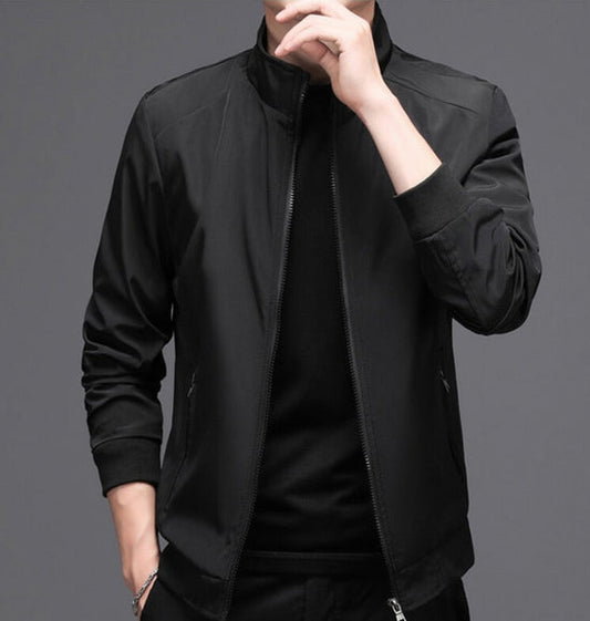 “Action” Men’s Long Sleeve Casual Designer Bomber Jacket