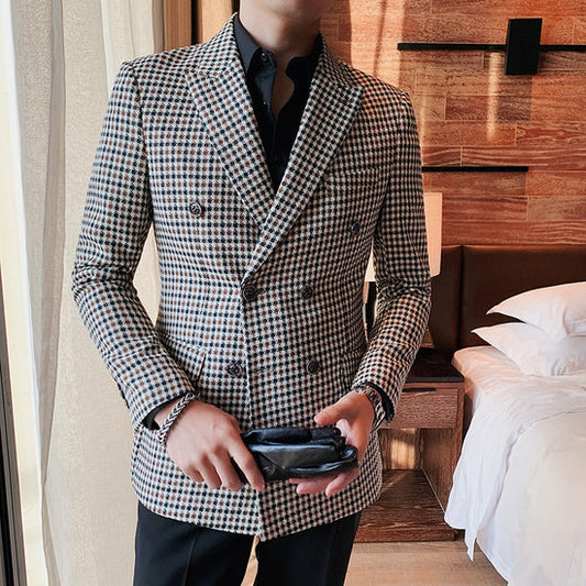 “Classic Man” Men’s Vintage Slim Fit Designer Suit