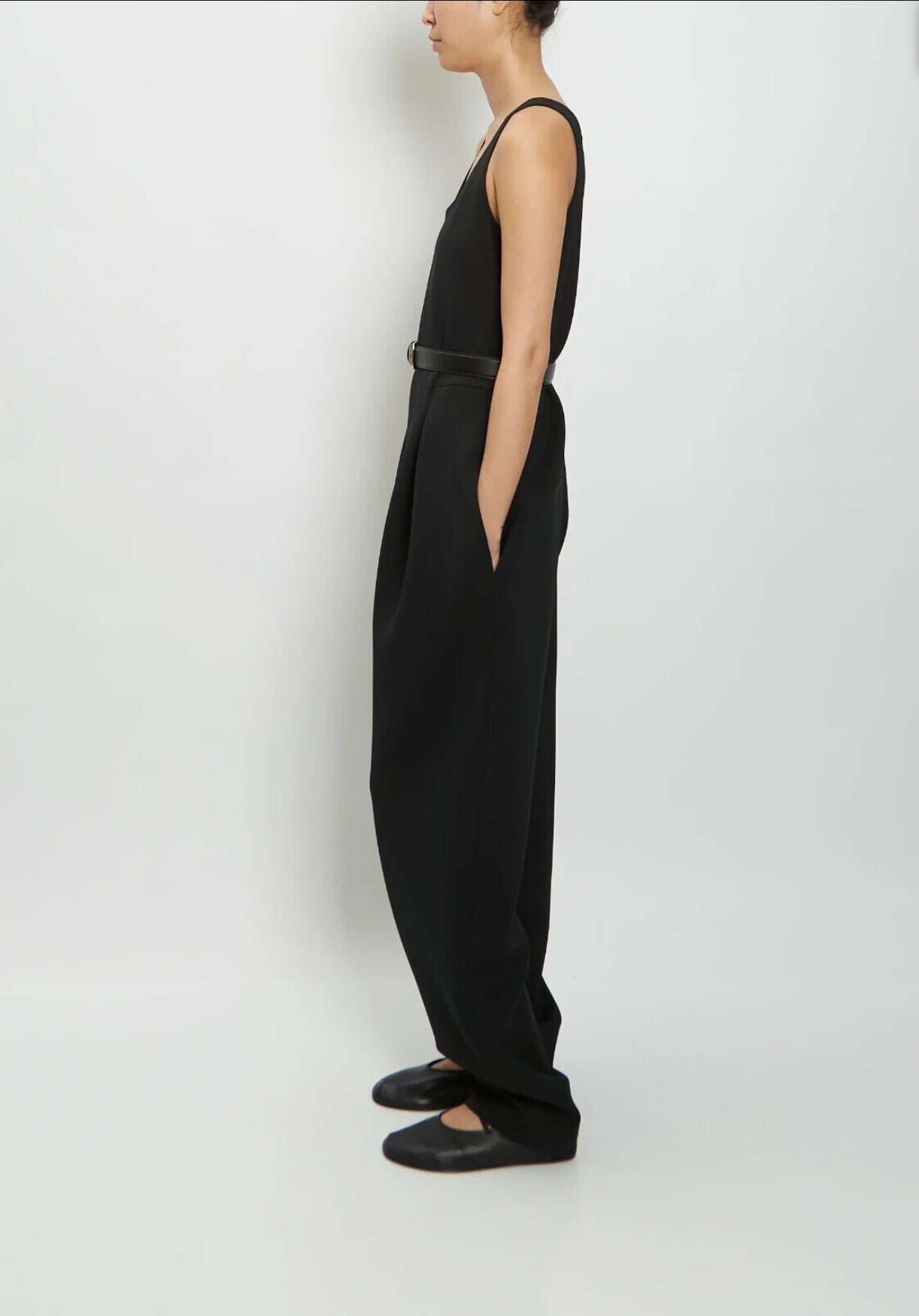 ”10K” Women’s Classic Wide Leg Black Jumpsuit