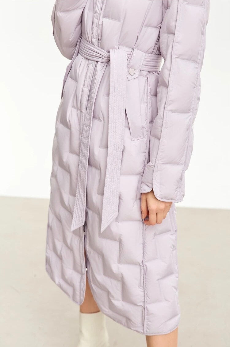 “Winter’s Tale” Women’s Minimalistic Hooded Winter Jacket