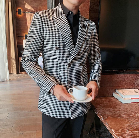 “Classic Man” Men’s Vintage Slim Fit Designer Suit