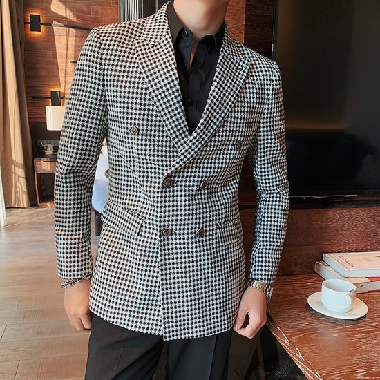 “Classic Man” Men’s Vintage Slim Fit Designer Suit