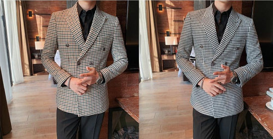 “Classic Man” Men’s Vintage Slim Fit Designer Suit