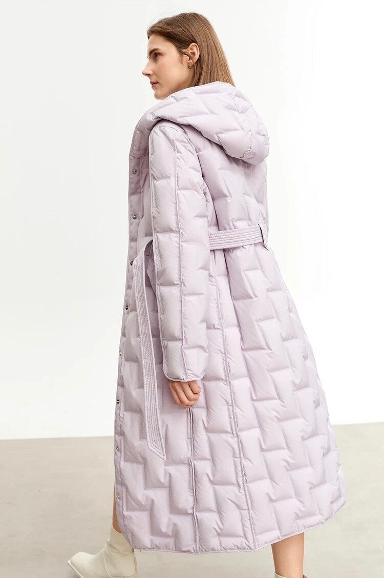 “Winter’s Tale” Women’s Minimalistic Hooded Winter Jacket