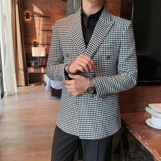 “Classic Man” Men’s Vintage Slim Fit Designer Suit