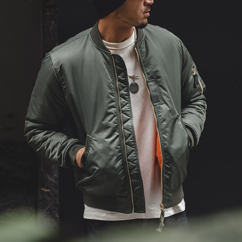 “Trapstar 2” Men’s Vintage Designer Military Style Bomber Jacket