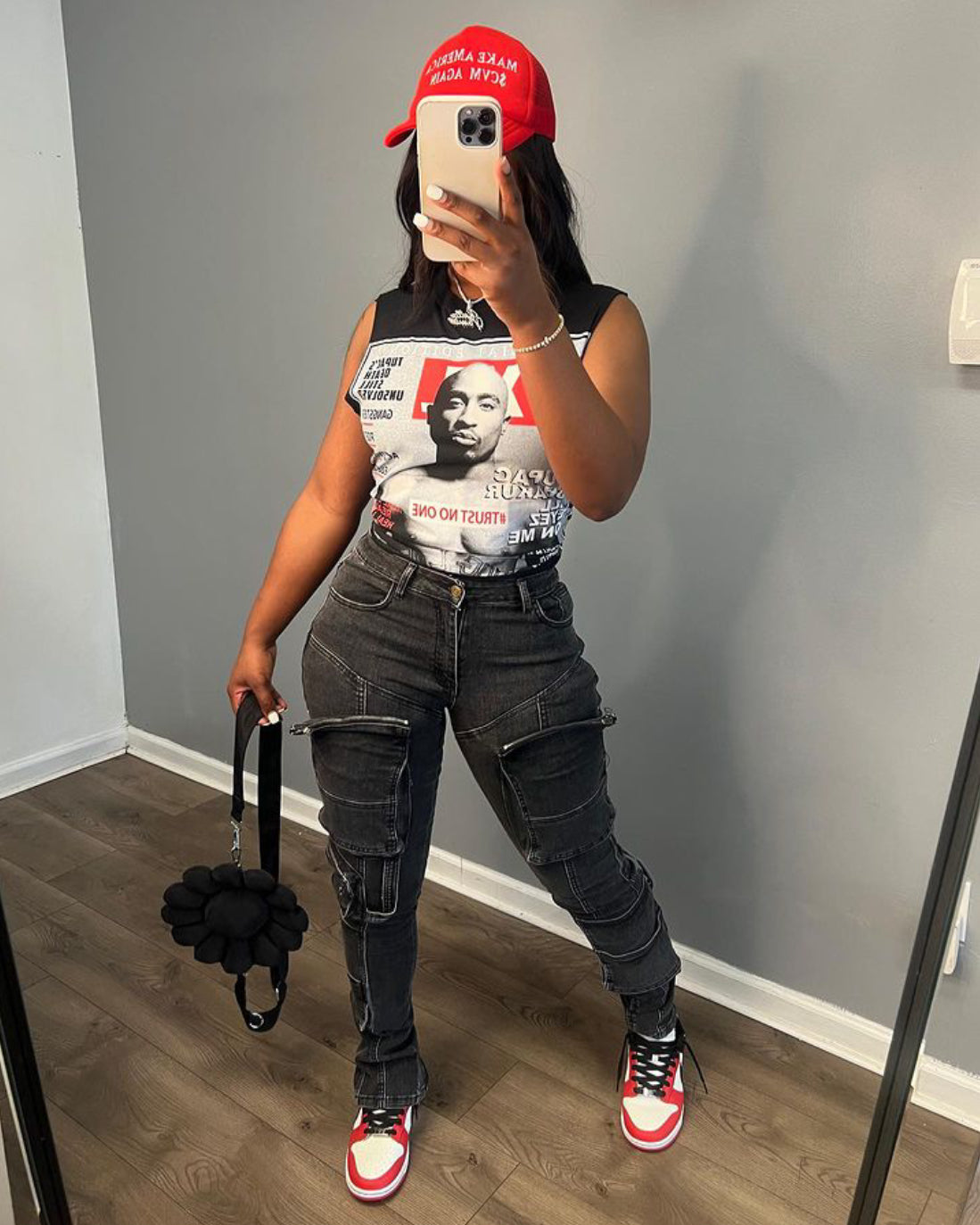 "Makaveli" Women's Y2K Style Graphic Print Tank Top