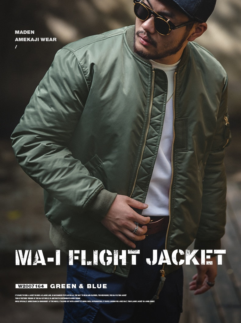 “Trapstar 2” Men’s Vintage Designer Military Style Bomber Jacket