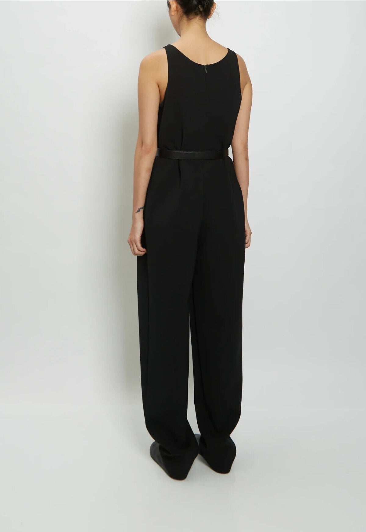 ”10K” Women’s Classic Wide Leg Black Jumpsuit