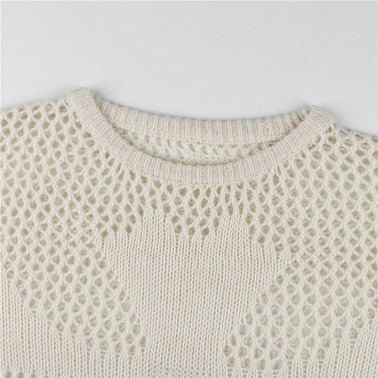 “Wonderlands” Women’s Vintage Y2K Style Long Sleeve Oversized See Through Top