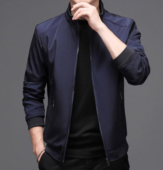 “Action” Men’s Long Sleeve Casual Designer Bomber Jacket