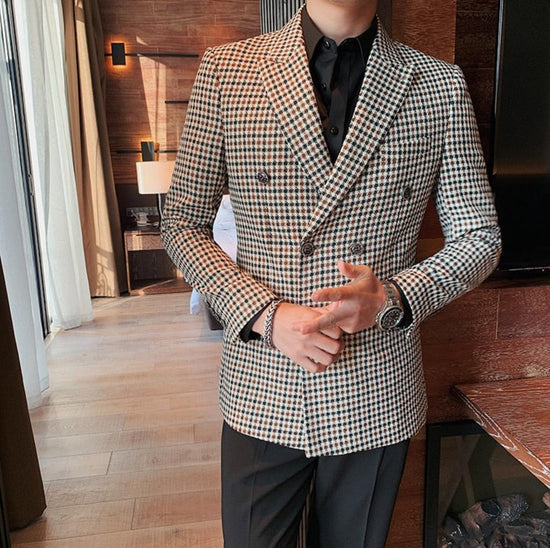 “Classic Man” Men’s Vintage Slim Fit Designer Suit