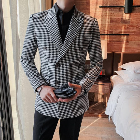 “Classic Man” Men’s Vintage Slim Fit Designer Suit