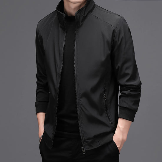 “Action” Men’s Long Sleeve Casual Designer Bomber Jacket