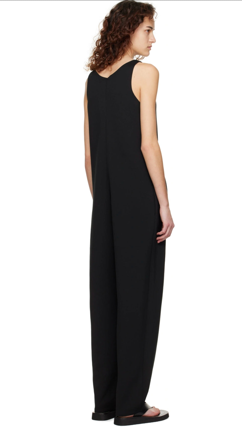 ”10K” Women’s Classic Wide Leg Black Jumpsuit