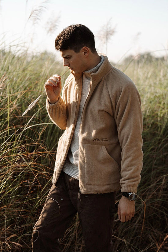 “December 91” Men’s Designer Oversized Winter Fleece Jacket