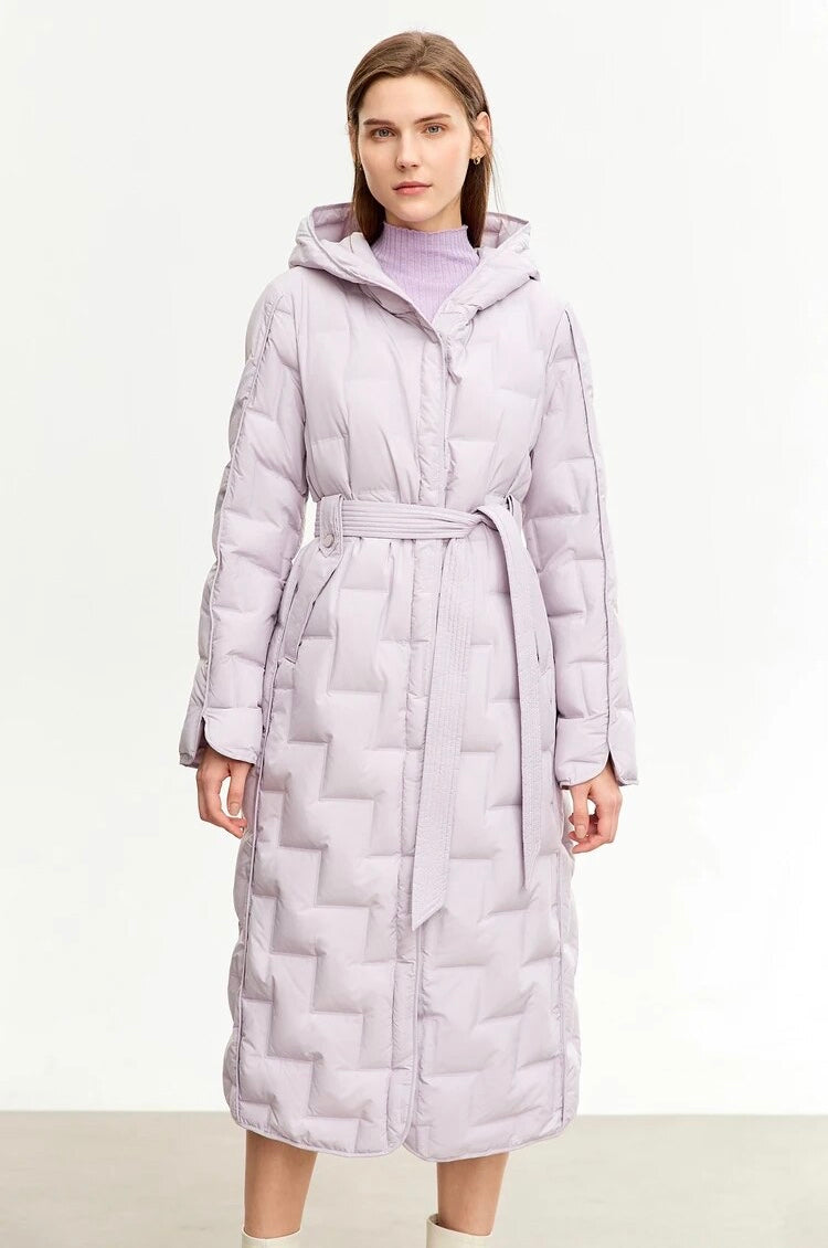 “Winter’s Tale” Women’s Minimalistic Hooded Winter Jacket