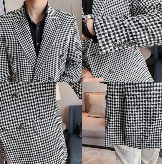 “Classic Man” Men’s Vintage Slim Fit Designer Suit