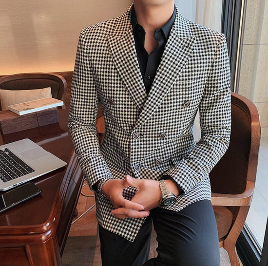 “Classic Man” Men’s Vintage Slim Fit Designer Suit