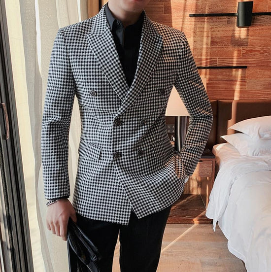 “Classic Man” Men’s Vintage Slim Fit Designer Suit
