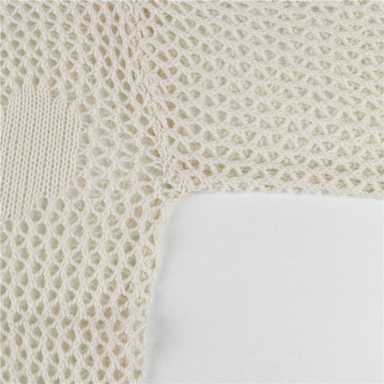 “Wonderlands” Women’s Vintage Y2K Style Long Sleeve Oversized See Through Top