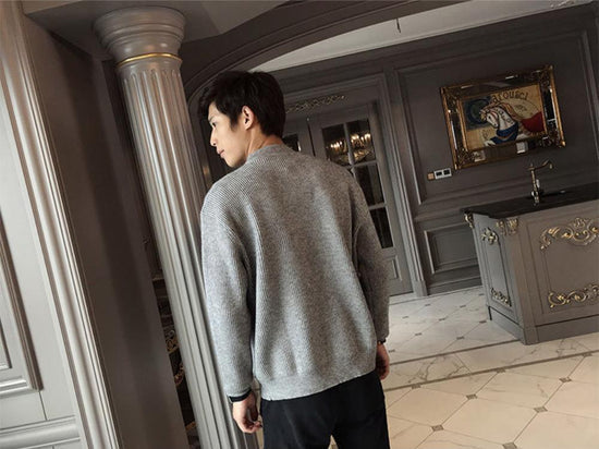 “Onto Better Things” Men’s Casual Designer Long Sleeve Sweater