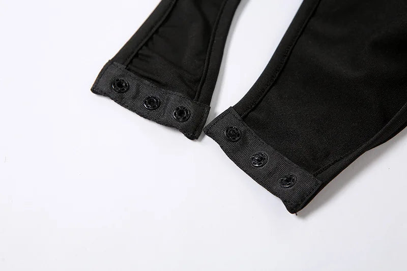 "Delicacy" One Shoulder Bodycon Bodysuit