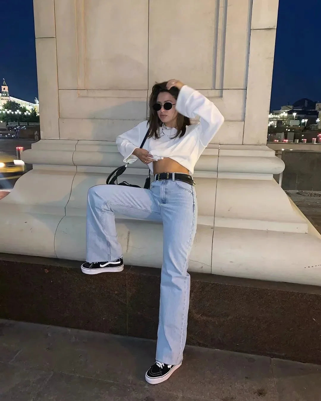 "Only For The Basics" Casual Straight Leg High Waist Boyfriend Jeans