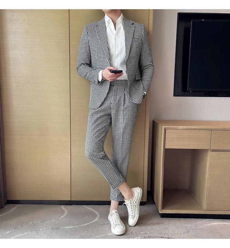 “The Rich” Men’s Designer 2 Piece Formal Business Suit