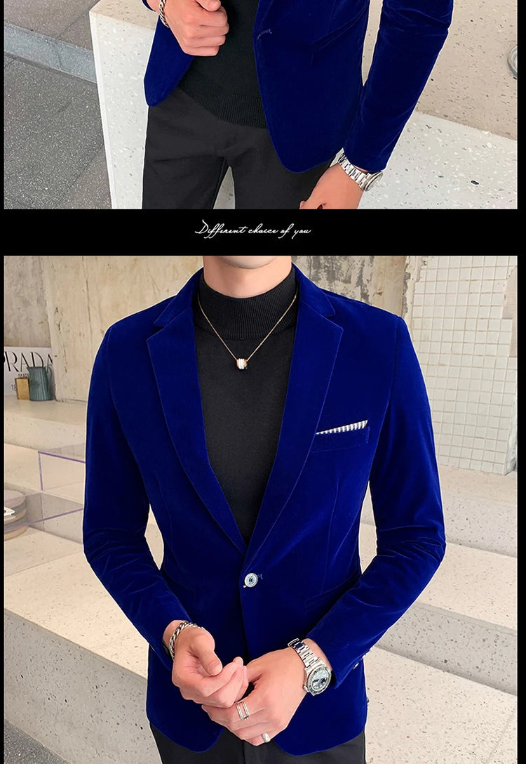 “Gemstone” Men’s Formal Designer Slim Fit Blazer