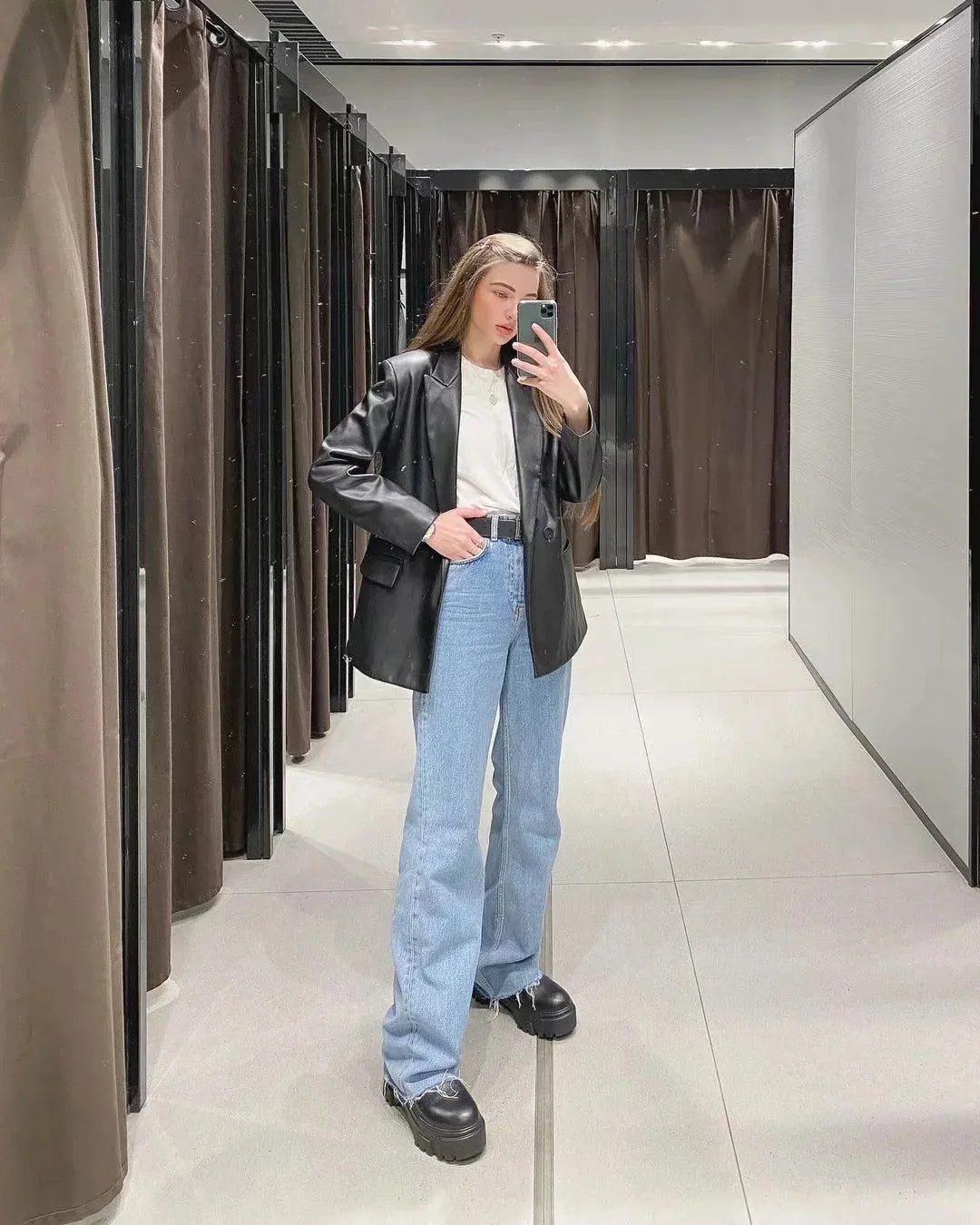 "Only For The Basics" Casual Straight Leg High Waist Boyfriend Jeans
