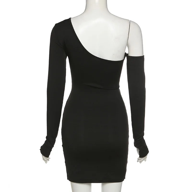 "Mystery" Chic Long Sleeve Bodycon Mini Dress