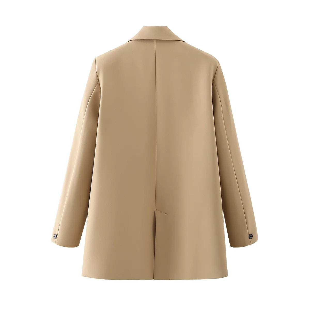 “I’m So Sly” Women’s Solid Double-Breasted Blazer