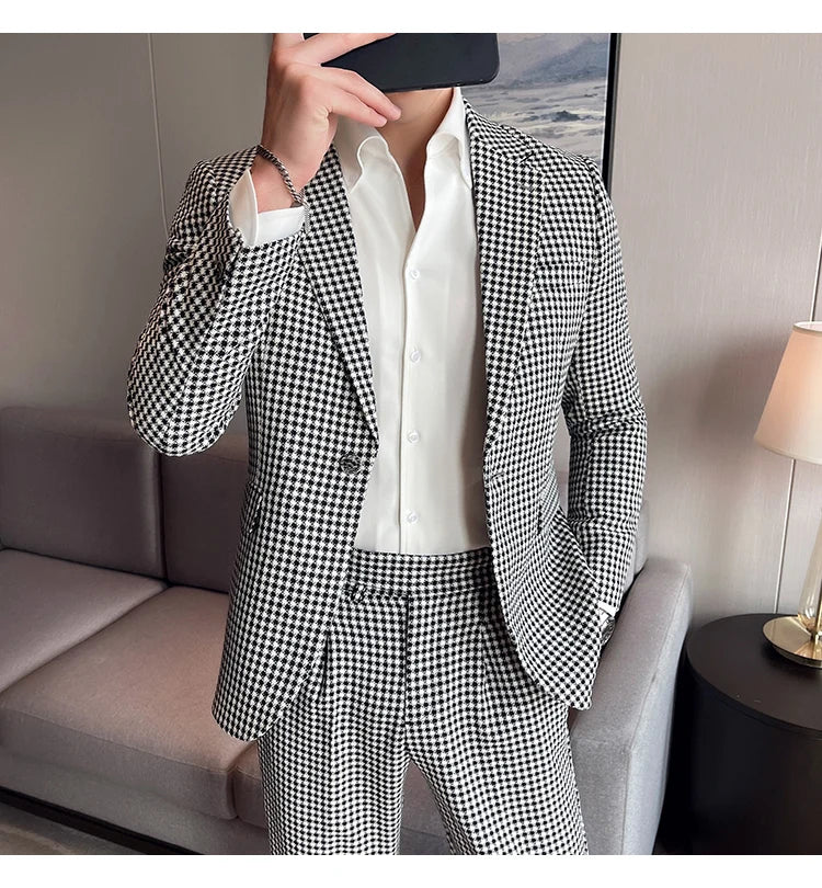 “The Rich” Men’s Designer 2 Piece Formal Business Suit