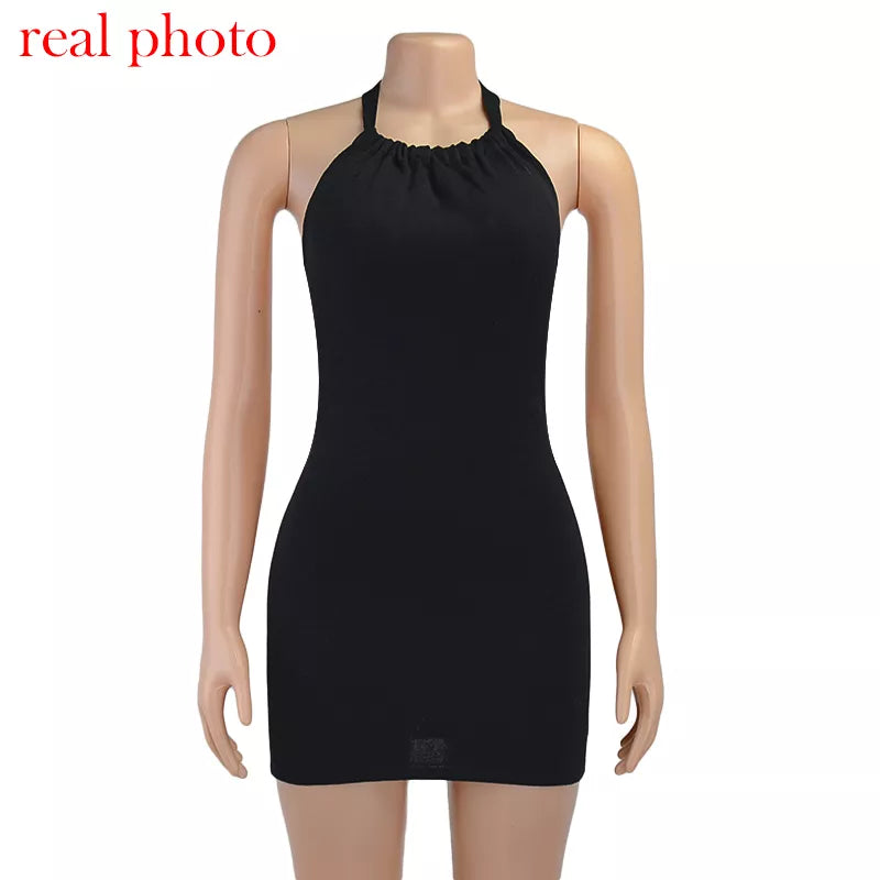 ”Prettiest Problem” Sexy Knitted Backless Bodycon Mini Dress