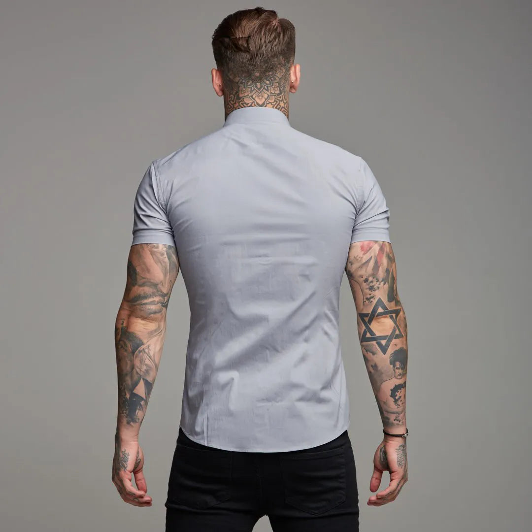 "Nightclub Stories" Men's Casual Designer Slim Fit Button Up Shirt