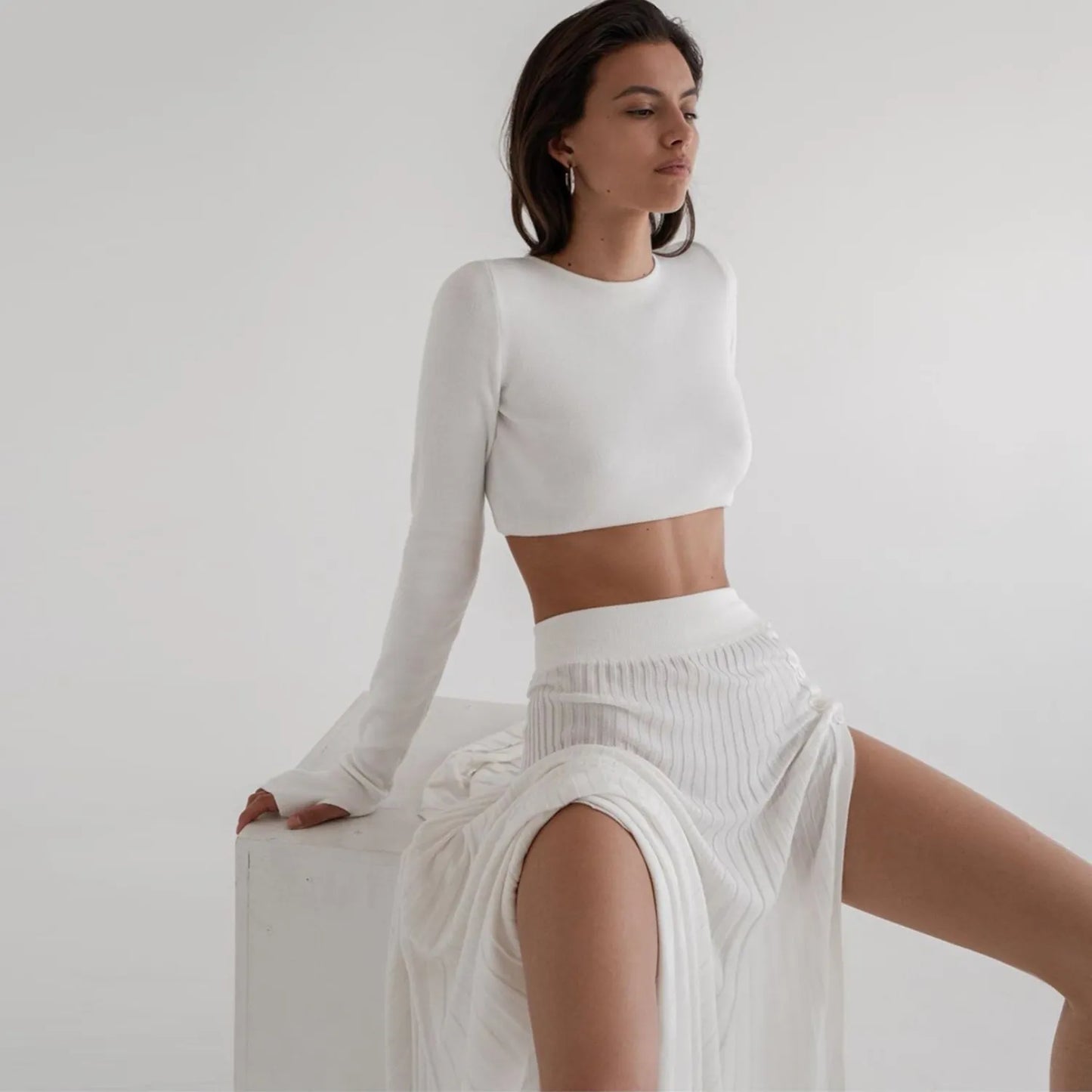 "Dreams" Sexy Cropped Two Piece Matching Outfit Set 2