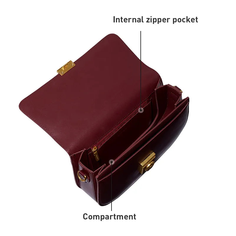 Sienna Single Strap Leather Handbag